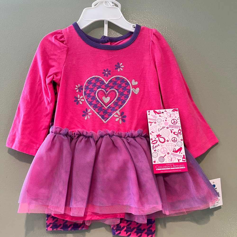 Pink and Purple 2 Piece Set